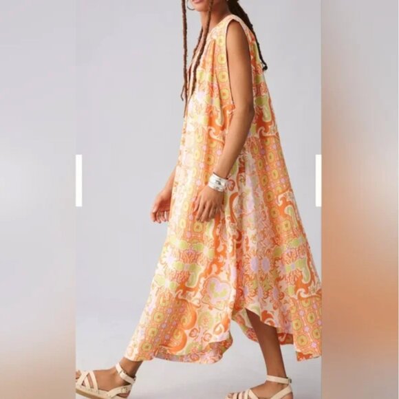Anthropplogie Maeve Maxi Tunic Dress size M - Picture 1 of 8